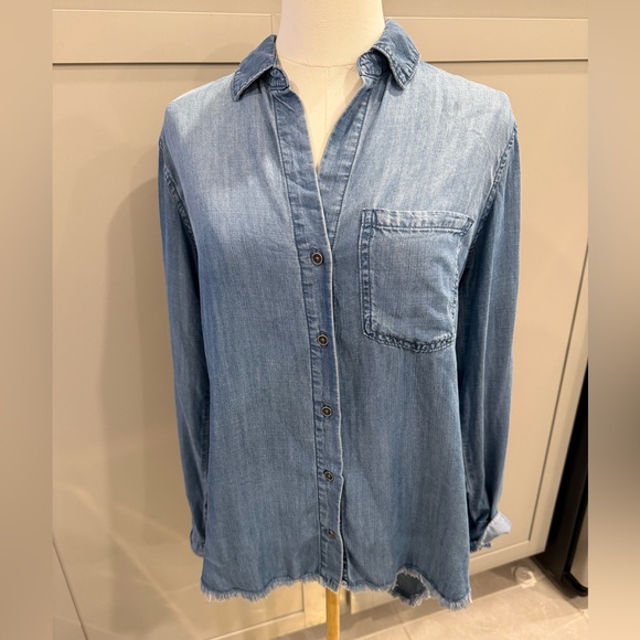 Cloth & Stone Light Blue Denim Shirt - Picture 1 of 4
